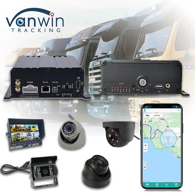 4CH GPS 4G WiFi Mobile DVR Full HD 1080P Kamera Mobil HDD Mdvr Untuk Bus Van Kendaraan Truk