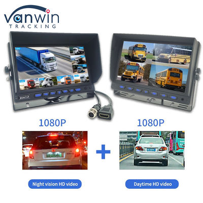 10.1 inci AHD Car Screen Display 8CH MDVR Kamera 1080P Warna Sistem Monitor Mobil TFT