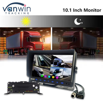 10.1 inci AHD Car Screen Display 8CH MDVR Kamera 1080P Warna Sistem Monitor Mobil TFT