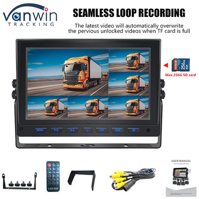 9 Inch AHD 1080P MDVR Monitor 8 Channel Full HD Split Display Monitor Untuk Kendaraan