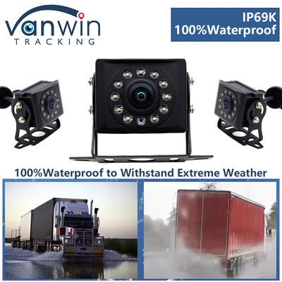 Keamanan IP69K AHD Kamera Keamanan 12 IR Night Vision Rearview Vehicle Mobil Kamera CCTV
