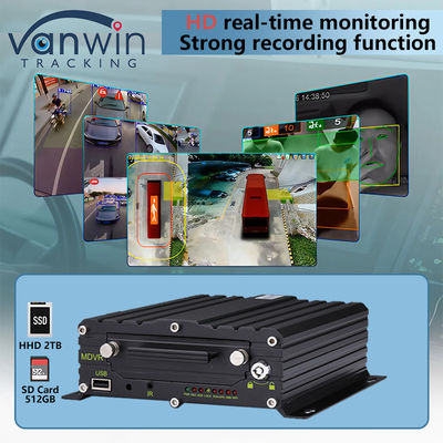 8CH AI BSD ADAS DMS MDVR System HD 1080P HDD Mobile DVR Dengan Fungsi WIFI 4G GPS