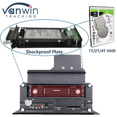 4CH 5G CMSV6 Sistem AI Mobile DVR Dengan GPS ADAS BSD DMS H.265 MDVR untuk Mobil CCTV Monitor
