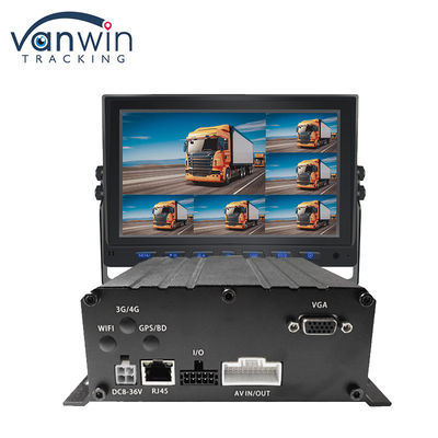 H.265 8CH HDD 1080P Mobile DVR System Dengan 4G MDVR Kit GPS WIFI Fungsi Untuk Manajemen Armada