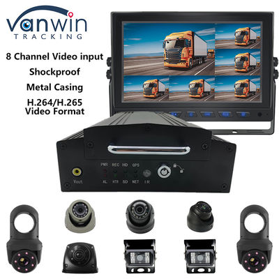 OEM 8CH HD 1080P HDD Mobile DVR Dengan 4G GPS WIFI MDVR Untuk Sistem Manajemen Armada