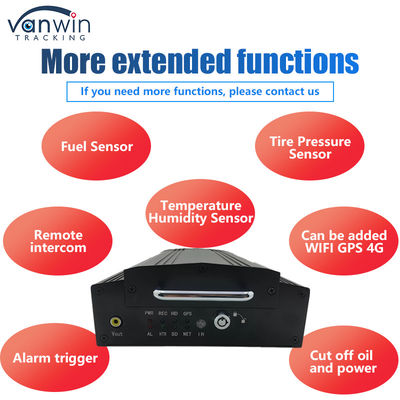 OEM 8CH HD 1080P HDD Mobile DVR Dengan 4G GPS WIFI MDVR Untuk Sistem Manajemen Armada