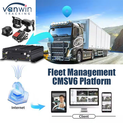 8CH AI ADAS DMS BSD Mobile DVR HDD MDVR 2TB Dukungan Platform Pelacakan Kendaraan Kendaraan DVR