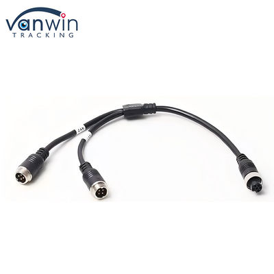 6 Pin Penerbangan Wanita Untuk Dual 4P Pria Penerbangan Adaptor Kabel Untuk Sistem Keamanan Kendaraan