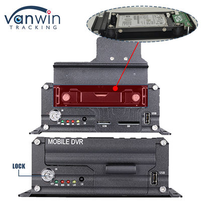 H.265 4CH 1080P HDD Mobile DVR Kendaraan CCTV Video Recorder Kit Kamera Sistem MDVR