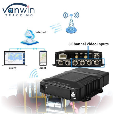 8 Saluran 4G Wifi 1080P HDD Mobile DVR Pengawasan Kendaraan AHD Real Time View Mdvr