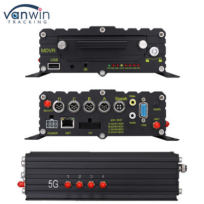 8CH 1080p 4G AI Mobile DVR Dengan Sistem Kamera ADAS DMS BSD GPS Mobile DVR Untuk Truk