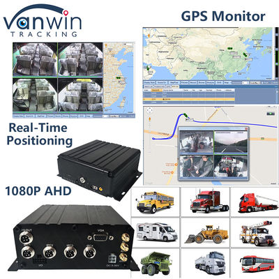 H.265 4CH Full HD Mobile DVR Live Stream Blackbox Recorder 4G Wifi GPS CCTV Kendaraan