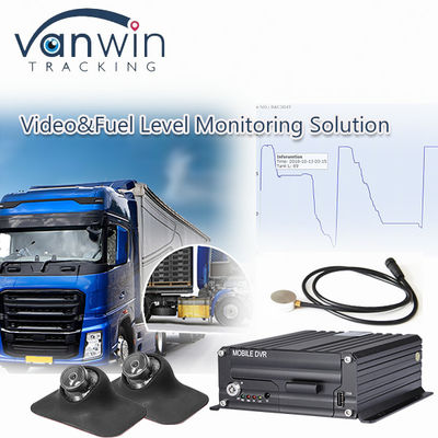 Easy Intall Kendaraan Cctv MDVR Ultrasonik Fuel Oil Diesel Liquid Level Monitoring Pemantauan Armada