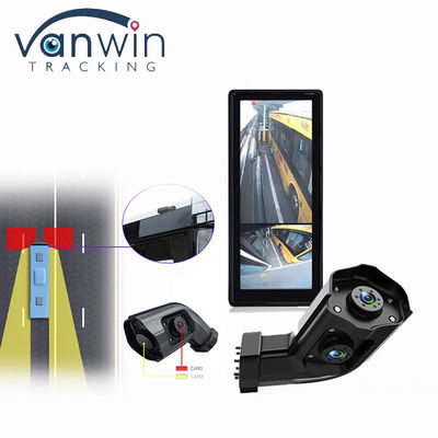 Waterproof HD 12.3 Inch Truck Bus E-Mirror Side View Blind Spot Dual Lens Camera System Side View Rear View Monitor Mobil