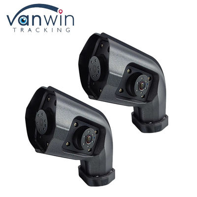 AHD Dual Lens Waterproof Night Vision Side Blind Camera Heavy Duty Truck Kamera Sudut lebar 170 derajat Kamera belakang