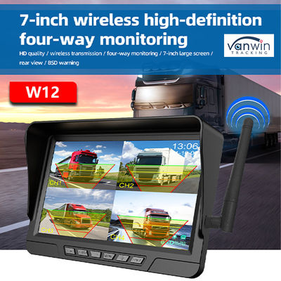 7 Inch Wireless Car Monitor Solar Camera Kit Dengan IP68 CCTV Keamanan Kamera Wireless