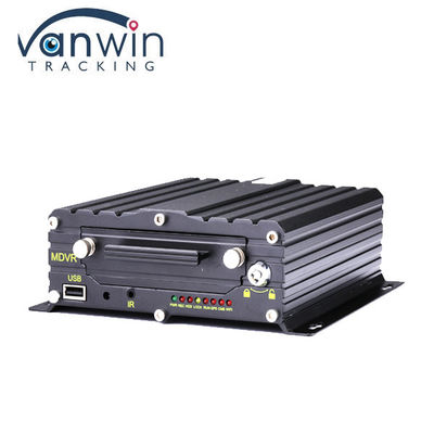 4 Channel Mobile DVR 4G GPS WIFI HDD 1080P AHD Card DVR Untuk Truk Bus Kota