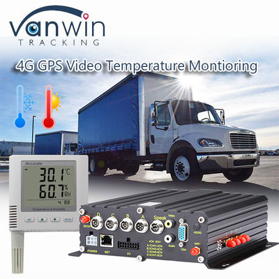 Sistem Pemantauan Suhu Truk Freezer 4G Kendaraan GPS MDVR Semua dalam Satu Solusi