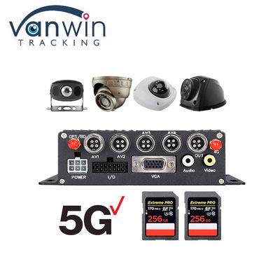 4CH 1080P GPS 4G WIFI AI Mobile DVR dengan BSD DSM ADAS Kamera Untuk Bus