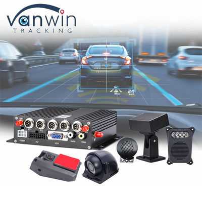 4CH 1080P GPS 4G WIFI AI Mobile DVR dengan BSD DSM ADAS Kamera Untuk Bus