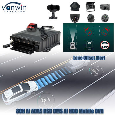 8CH 1080P Ai HDD Mobile DVR Real Time Monitoring And Tracking 4G Ai Adas DMS MDVR Sistem CCTV