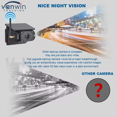 10.1 Inch Car Monitor Solar Power Wireless Surveillance CCTV Sistem Kamera Keamanan