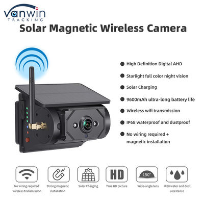 10.1 Inch Car Monitor Solar Power Wireless Surveillance CCTV Sistem Kamera Keamanan