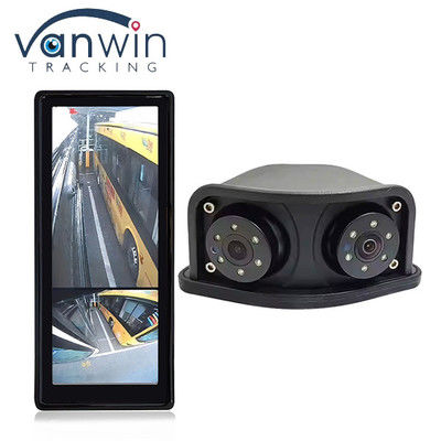1080P Dual Lens Side View Area Blind HD IR Night Vision Rearview Mirror Rear View Backup Camera