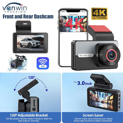 2K 1080P Dual Dash Cam WiFi APP Control Night Vision Parking Monitor G-Sensor Untuk Mobil