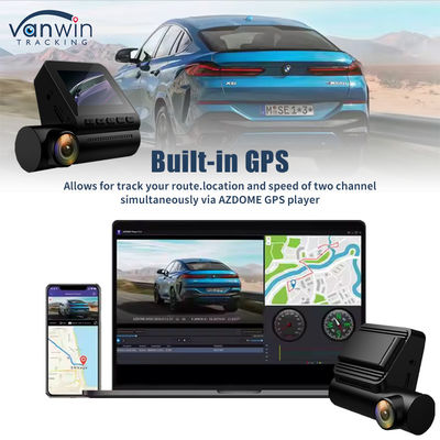 4G Dual Lens Dash Cam Dengan Live GPS 4K Front And Video Recorder kendaraan dash cam