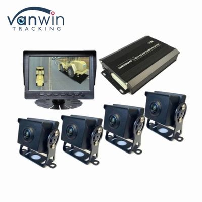 3D 360-Degree Car Camera Recorder System untuk Truk Bus Pertandingan AHD 7 / 9 / 10.1 Inch Monitor