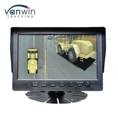 3D 360-Degree Car Camera Recorder System untuk Truk Bus Pertandingan AHD 7 / 9 / 10.1 Inch Monitor