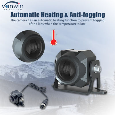 1080P IP69 Waterproof 2MP Vehicle Heating Anti Fog Car Camera dengan sudut pandang 180 derajat dan fungsi waterproof