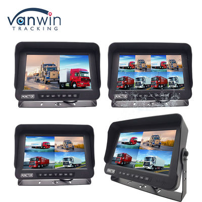 10.1 Inch AHD 1080P MDVR Monitor 4 Channel Full HD Waterproof Split Display Monitor Untuk Kendaraan