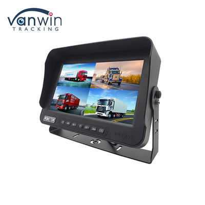 10.1 Inch AHD 1080P MDVR Monitor 4 Channel Full HD Waterproof Split Display Monitor Untuk Kendaraan
