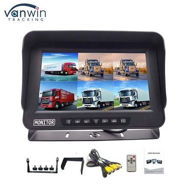 AHD 1080P MDVR Monitor 10,1 Inch 6 Channel Waterproof Split Display Monitor Kartu SD Untuk Kendaraan