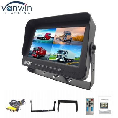 Sistem Pemantauan Kendaraan 4 CH AI IPX69 Waterproof Explosion-proof 10 inci AHD Display
