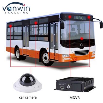 Night Vision AHD 720P 1080P 2MP Kendaraan Indoor Dome Kamera dengan konektor penerbangan & Audio Input Opsional