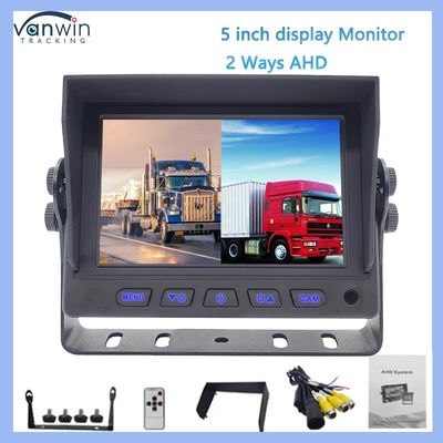 5 Inch Car GPS Monitor HD AHD Digital TFT LCD Sistem Pemantauan Otomatis Kecil IPS Rear View Display