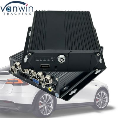 4G GPS MDVR 4 CH SD Card Video Recorder Dual Card Dual Standby Untuk Pemantauan Keamanan Kendaraan