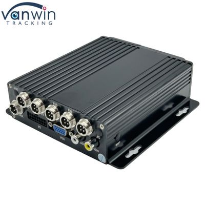 4G GPS MDVR 4 CH SD Card Video Recorder Dual Card Dual Standby Untuk Pemantauan Keamanan Kendaraan