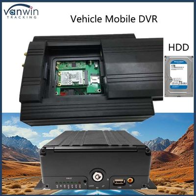 4 Channel 8 Channel HDD Card Mobile DVR Sistem Manajemen Armada GPS