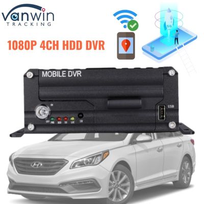 1080P 4CH HDD DVR 5G GPS Tracker Vehicle Monitoring System Untuk Keamanan Armada