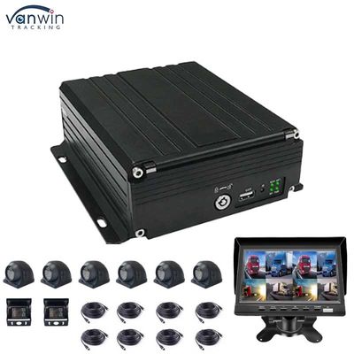 8CH 1080P AI MDVR dengan ADAS DMS, 4G GPS Vehicle Video Recorder untuk Bus Truk, Dukungan HDD SSD OEM