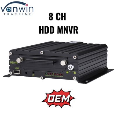 8-kanal Hard Disk Mobile Network Video Recorder Sistem Pemantauan Kendaraan Profesional Untuk Armada Truk Bus