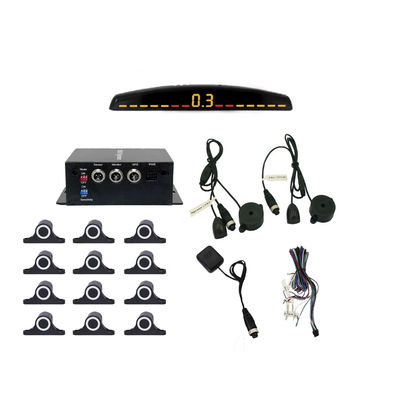 Mobil Reversing AidAuto Parktronic LED Parking Sensor Dengan 16 Sensor Reverse Backup Mobil Parking Monitor Detektor Sistem Backlight