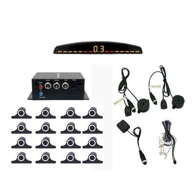 Mobil Reversing AidAuto Parktronic LED Parking Sensor Dengan 16 Sensor Reverse Backup Mobil Parking Monitor Detektor Sistem Backlight