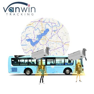 Automatic Two Bus Passenger People Counter Counting dan 6CH ADAS DMS HDD SD GPS 4G MDVR Dengan Remote Monitoring System