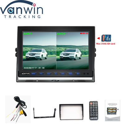 10.1 inci HD TFT LCD Screen Waterproof Vehicle Display untuk Truk/Vans Power Supply DC 12V-24V -30C sampai 80C Night Mode