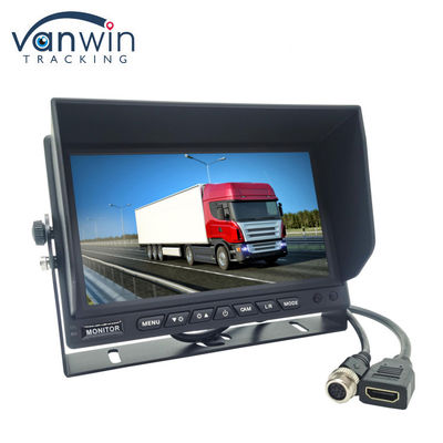 7 Inch High Resolution 1024x600 Resolution Car TV Monitor Dengan Konektor HDMI untuk MDVR
